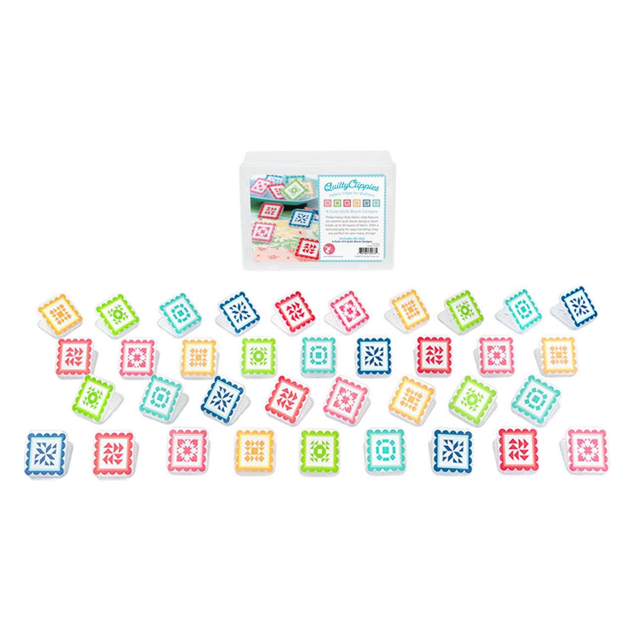 Quilty Clippies Fabric Clips ISE7026