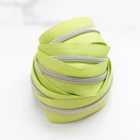 Knot & Thread Zippers by the Yard Zippers By the Yard Celery Mist 3yds # KAT-ZIP9