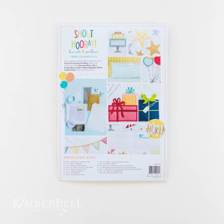 Kimberbell Shout Hooray! Embellishment Kit # KDKB1275