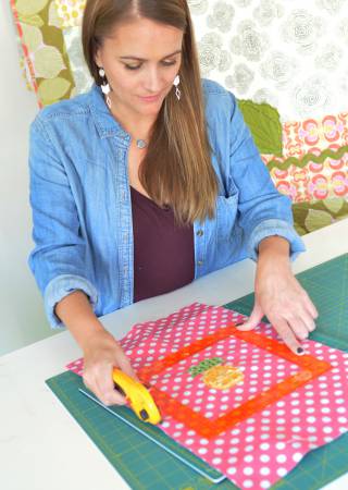 Kimberbell Orange Pop Rulers Square Set # KDTL101