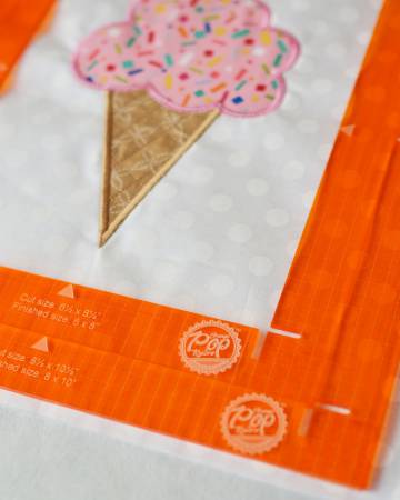 Orange Pop Rulers Rectangle Set # KDTL102