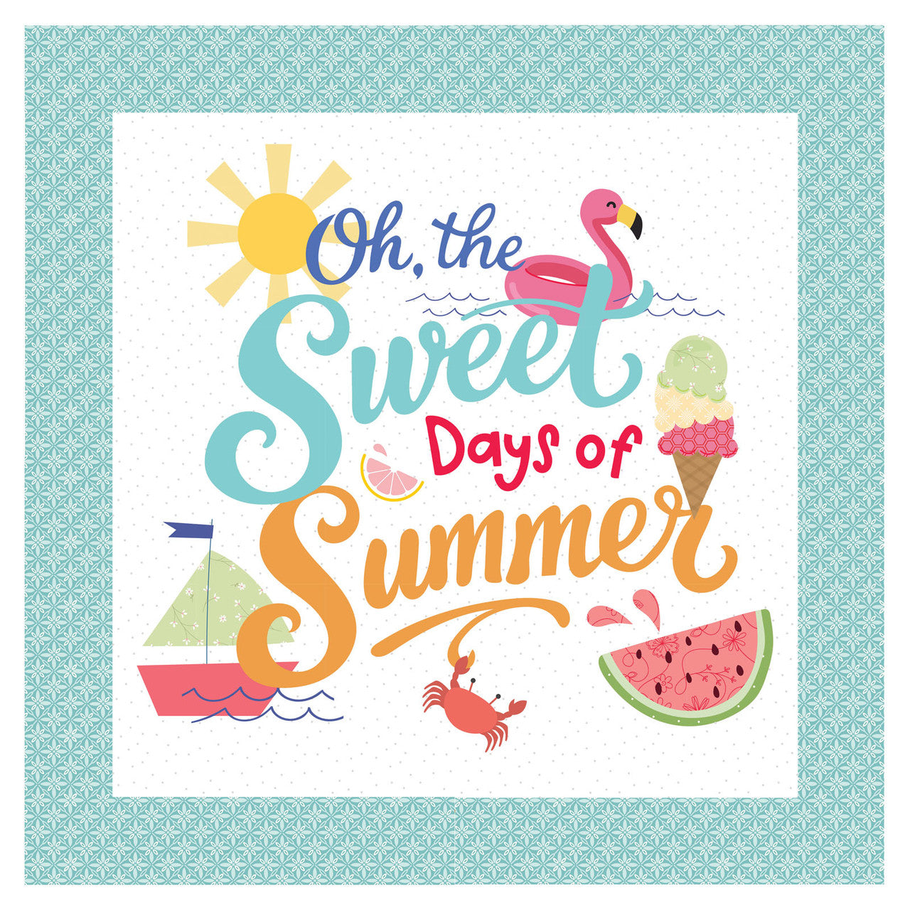 Pre-Order Kimberbell Sweet Days of Summer Pillow Set-designs, fabric kit and embellishments March 2027