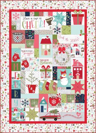 Kimberbell Cup Of Cheer Fabric Only kit , 44in x 60in # KIT-MASCUP