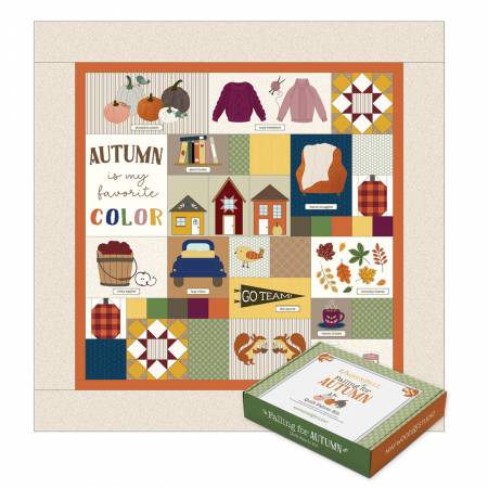 Kimberbell Falling for Autumn Quilt Kit - Embroidery CD, Fabric and embellishments
