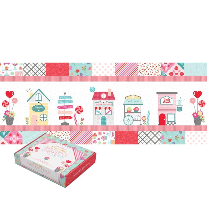 Kimberbell Sweetheart Bundle Designs, Embellishments and Fabric kit.