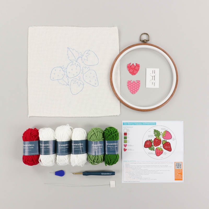Kimberbell So Berry Happy Punch Needle Plus Kit KPNK1021-K