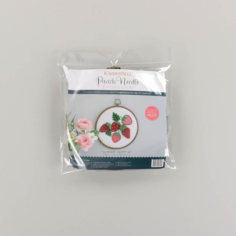 Kimberbell So Berry Happy Punch Needle Plus Kit KPNK1021-K