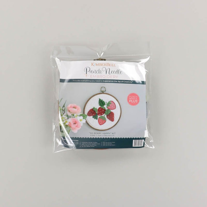 Kimberbell So Berry Happy Punch Needle Plus Kit KPNK1021-K