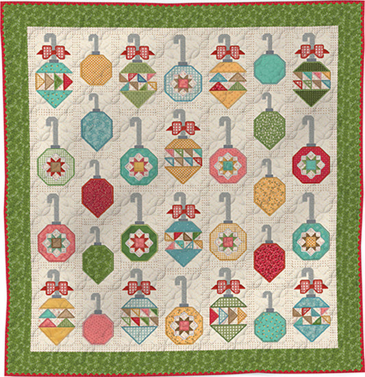 Pre-Oder Machine Embroidery Decorating the Tree Fabric Only Quilt Kit