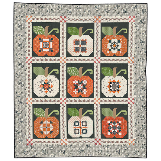 Pre-Order Machine Embroidery Autumn Quilt Seeds Quilt Fabric Only Kit April 2027