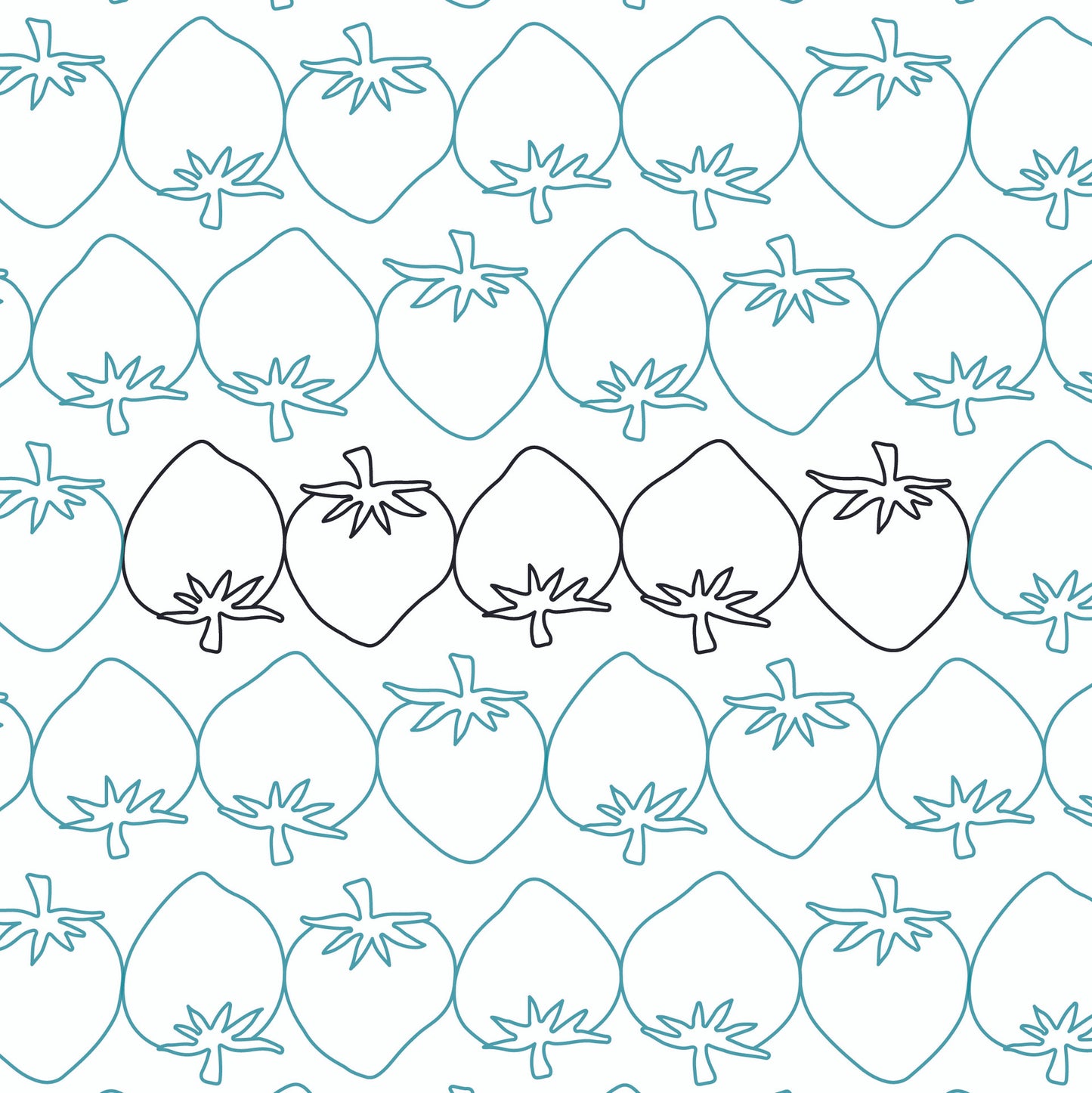 Strawberry Long-Arm Design (These are design options for Long-Arm quilting orders)