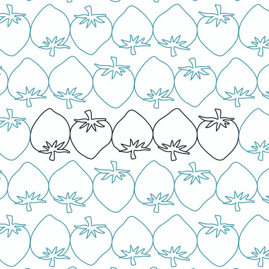 Strawberry Long-Arm Design