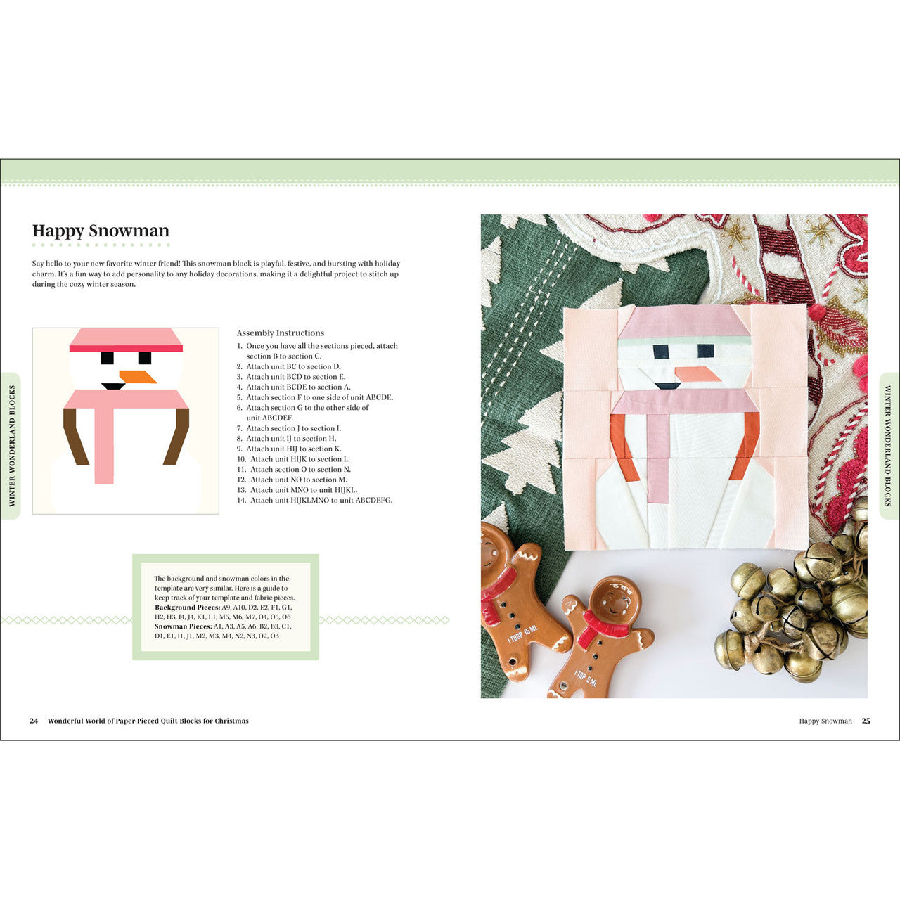 Pre-Order Liza Taylor Wonderful World of Paper-Pieced Quilt Blocks for Christmas