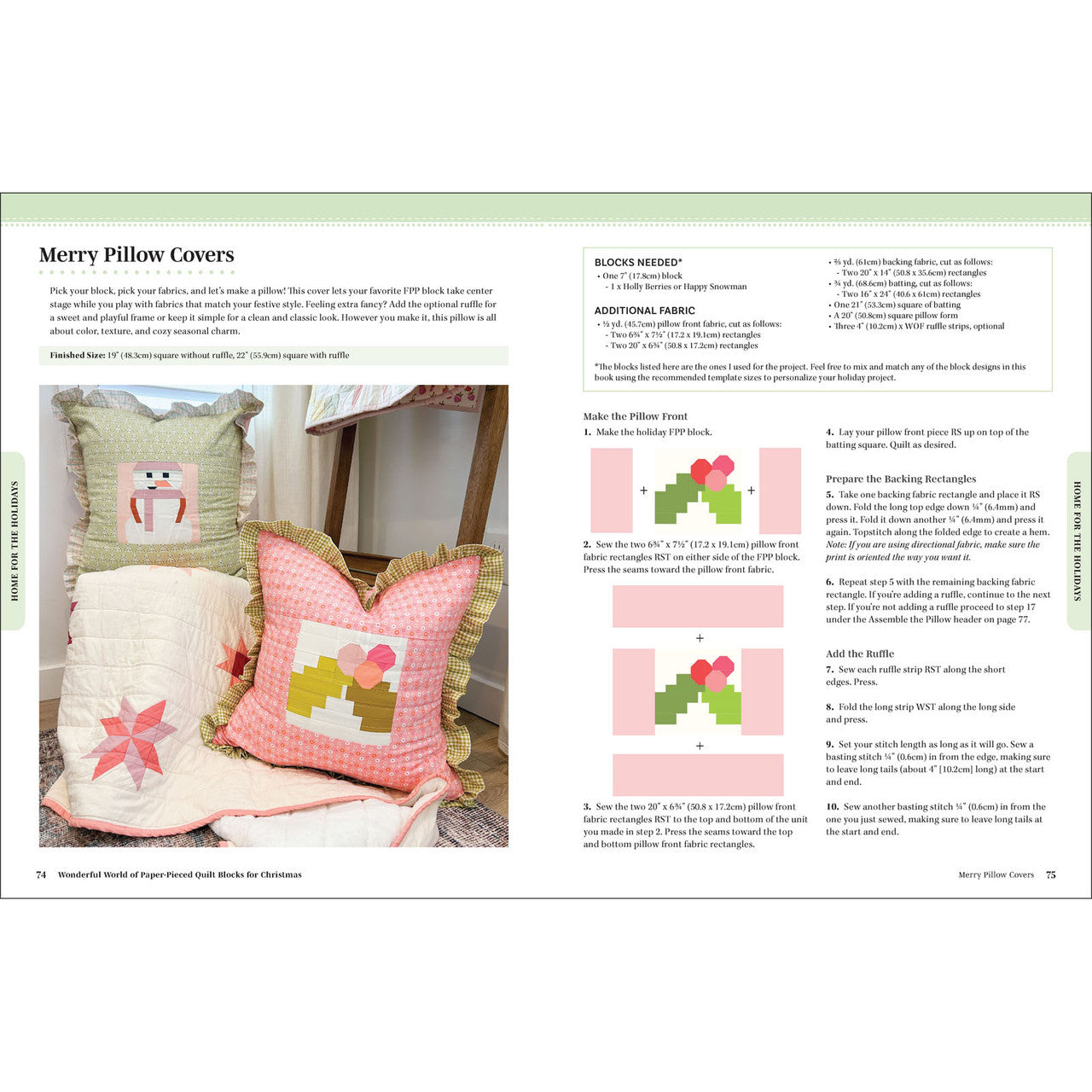 Pre-Order Liza Taylor Wonderful World of Paper-Pieced Quilt Blocks for Christmas