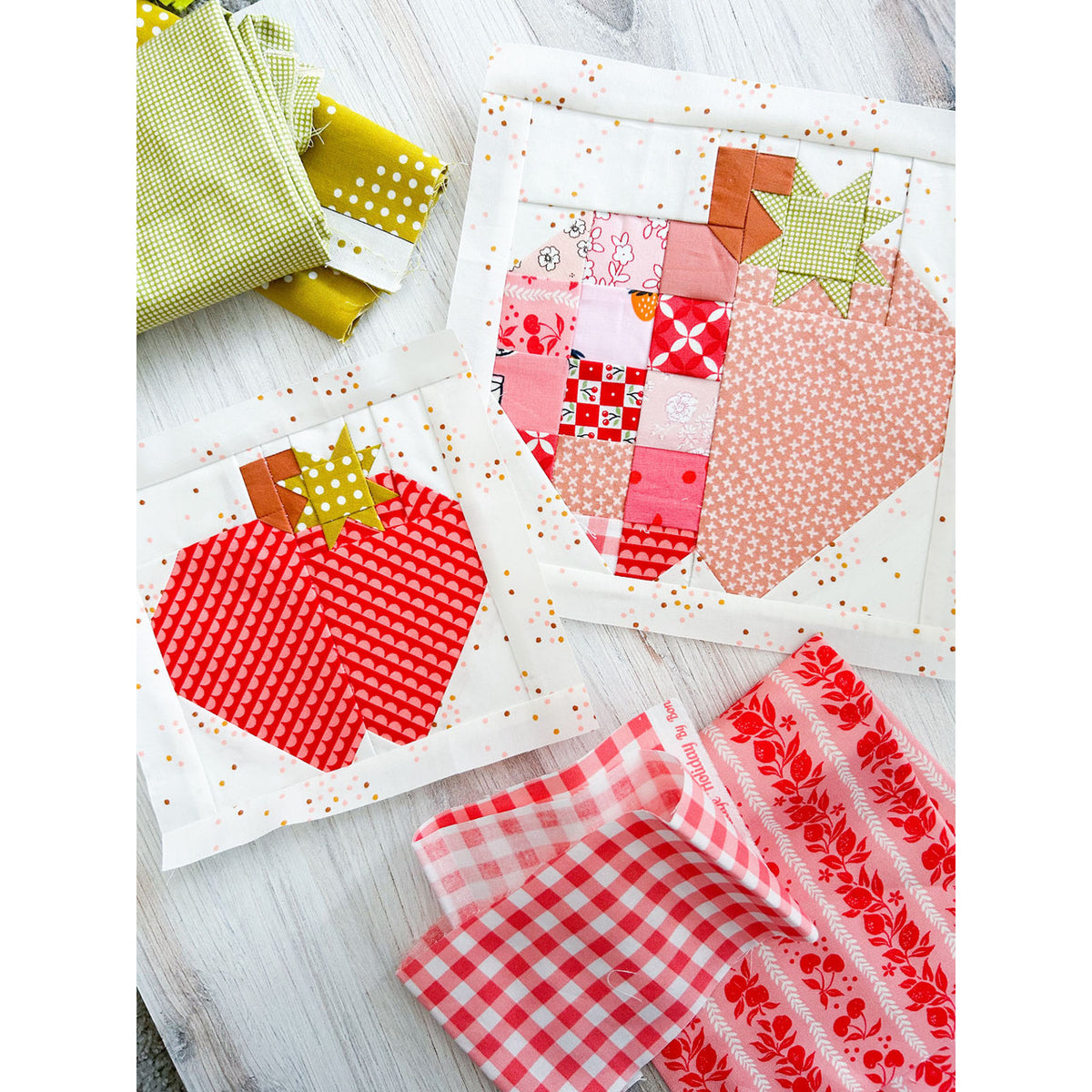 Liza Taylor Harvest Apple Quilt Block A Foundation Paper Pieced Pattern LIZ89411