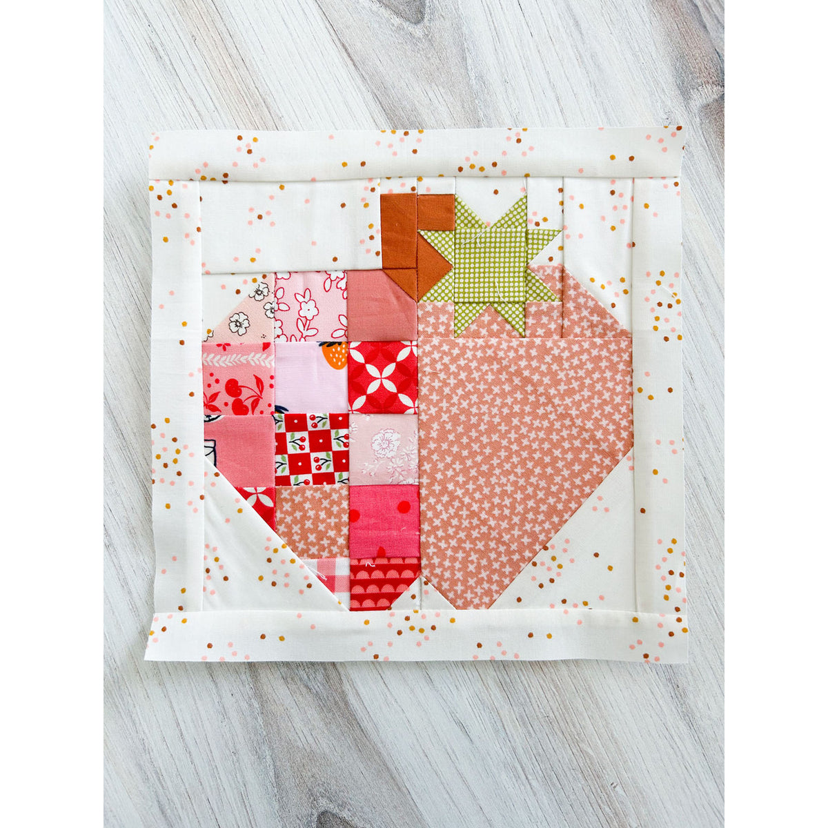 Liza Taylor Harvest Apple Quilt Block A Foundation Paper Pieced Pattern LIZ89411