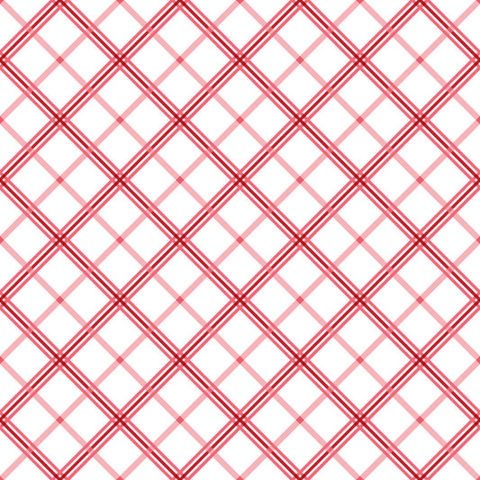 Kimberbell Basic Red Plaid MAS8262-R by the yard