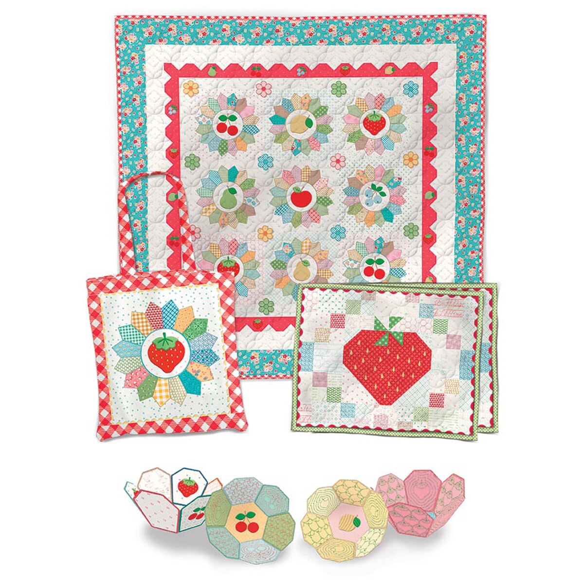 Pre-Order Lori Holt Machine Embroidery Berry & Sage Projects USB