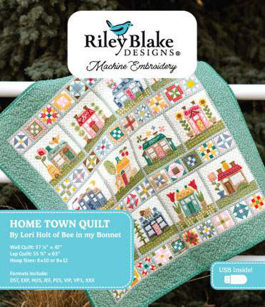 Lori Holt Machine Embroidery Home Town Quilt Projects Pre- Order