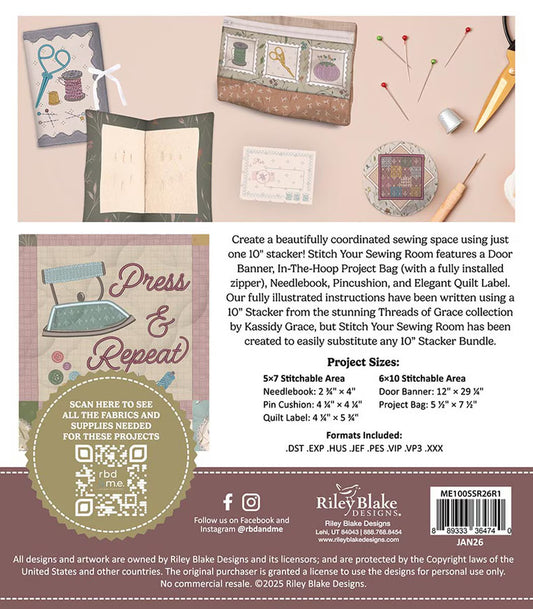 Machine Embroidery Stitch Your Sewing Room FEB 2026