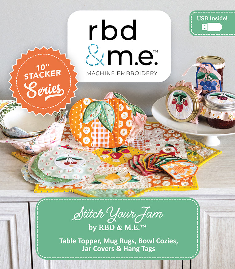 Riley Blake Machine Embroidery Stitch Your Jam USB