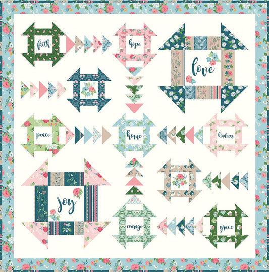 Pre-Order Machine Embroidery With Love Quilt Companion (words)