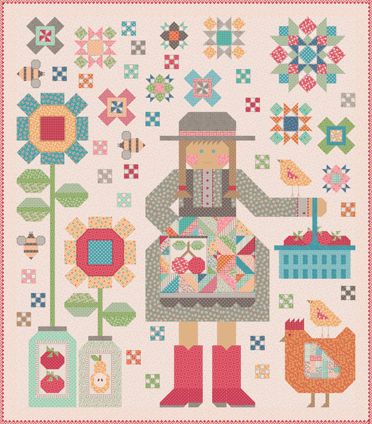 The Quilted Farm Girl by Lori Holt quilt pattern