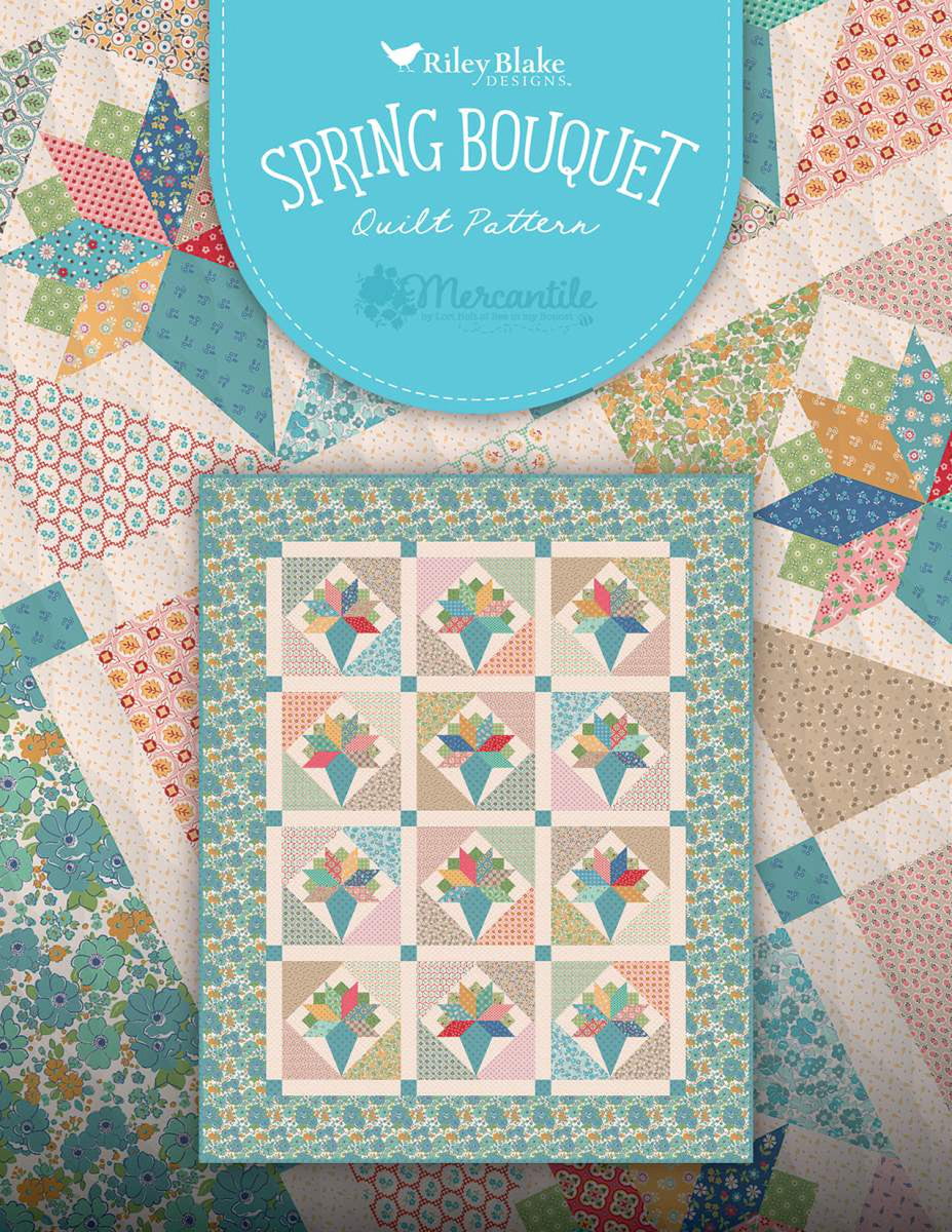 Lori Holt Lori Holt May Day Ruler Set & pattern The Spring Bouquet