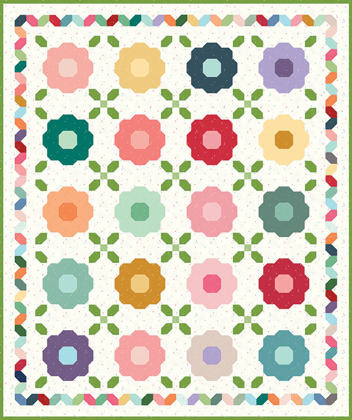 Pre-Order Beverly McCullough Dainty Daisy Quilt Pattern & Fabric Kit March 2027