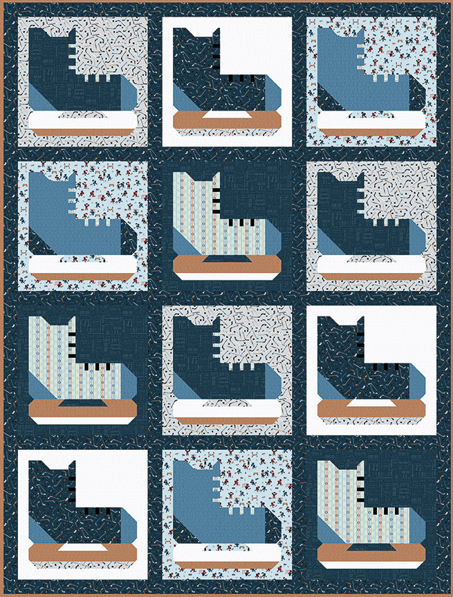 Pre-Order Jennifer Long Steel and Ice Quilt Pattern Jan 2027 sew along