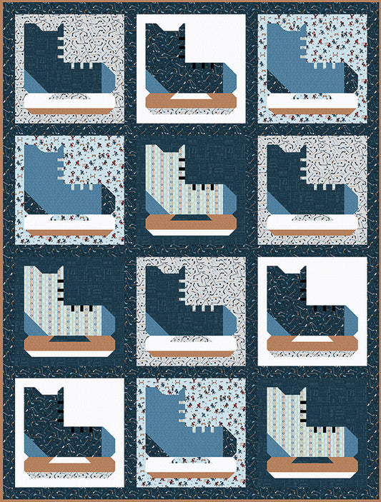 Pre-Order Jennifer Long Steel and Ice Quilt Pattern Jan 2027 sew along