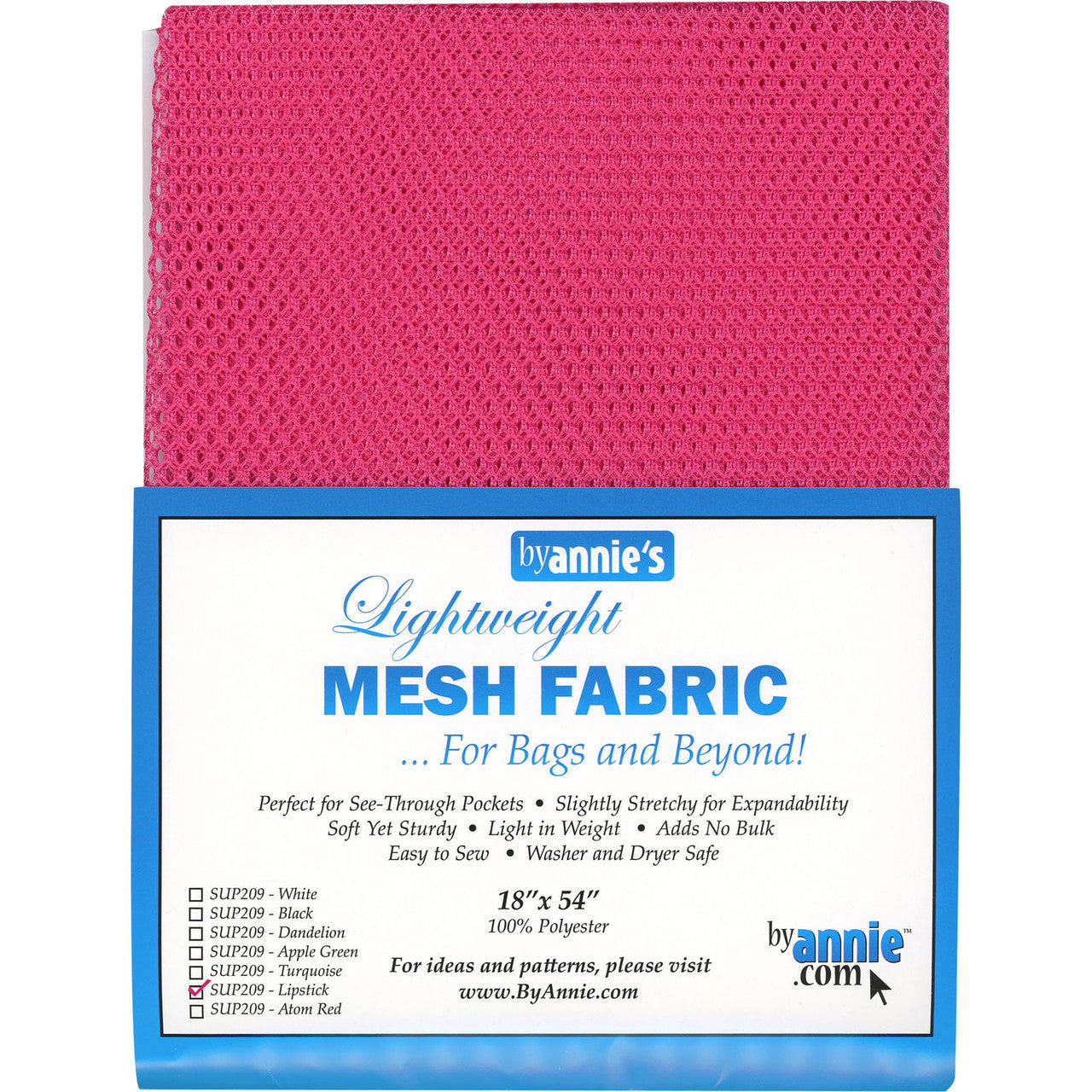 Lightweight Mesh Fabric Lipstick PAASUP209-LIP