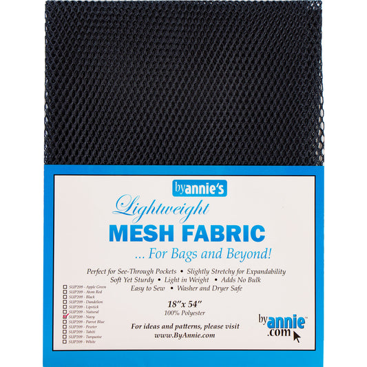 Lightweight Mesh Fabric Navy PAASUP209-NAV