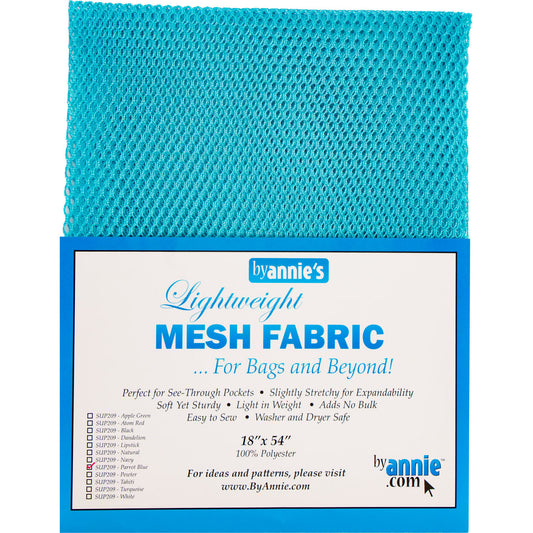 Lightweight Mesh Fabric Parrot Blue PAASUP209-PBL
