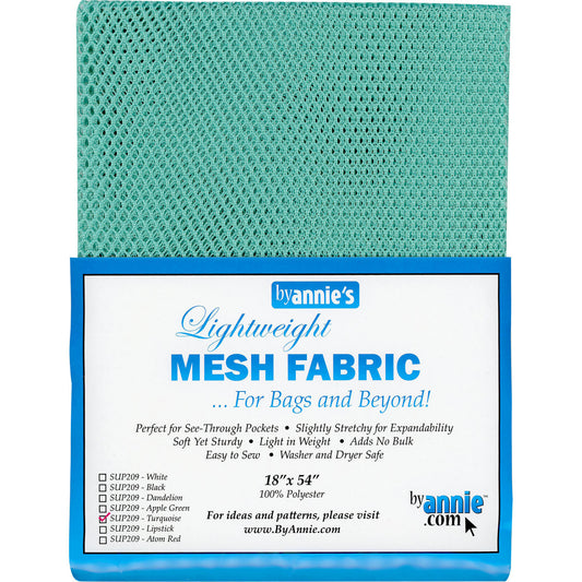 Lightweight Mesh Fabric Turquoise PAASUP209-TUR