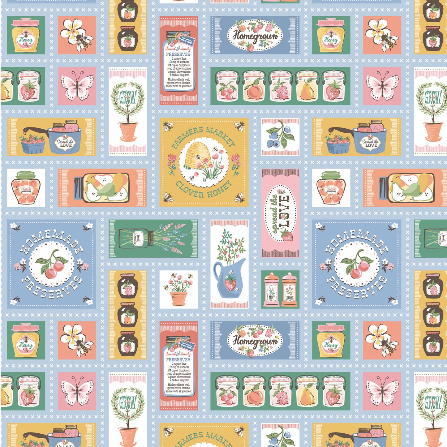 Pre-Order Homegrown Preserves Fat Quarter Bundles (16 pcs) FQ-POCHG26822 Sept 2026