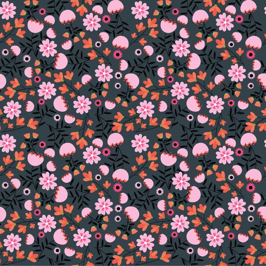 Poppie Cotton Not Scary Pumpkin Pie POCNT26504 by the yard