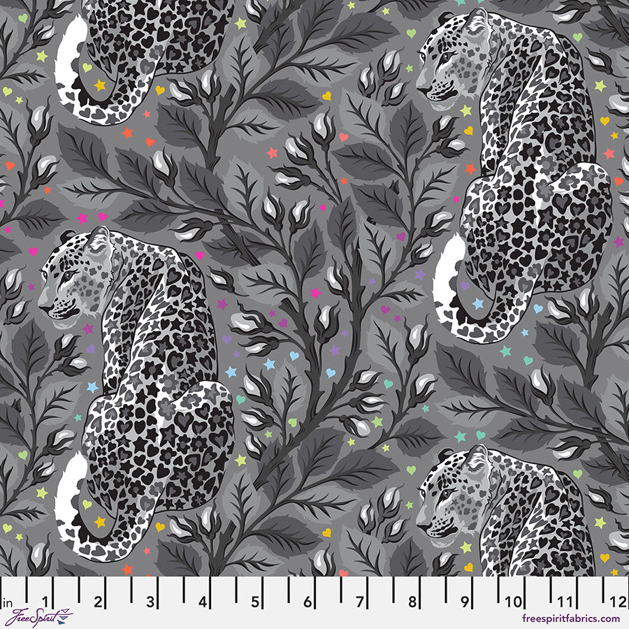 Tula Pink Grayworks  Birthmark - Shadow  By the 1/2 yard