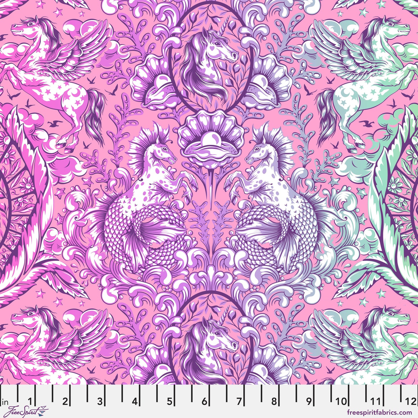 Pre-Order  Pony Tales - Wildorchid  || Legendary Tula Pink Oct 26 by the yard
