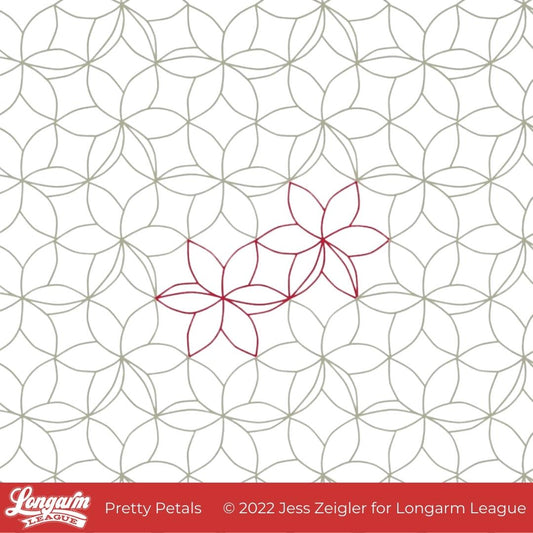 Pretty Petals Longarm League Design