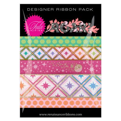 Tula Pink Roar! Blush Designer Pack Ribbon  RRDP103 Re-Order