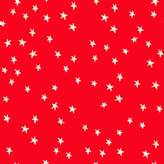 Starry New Ladybug RS4109 74  Ruby Star by the half yard