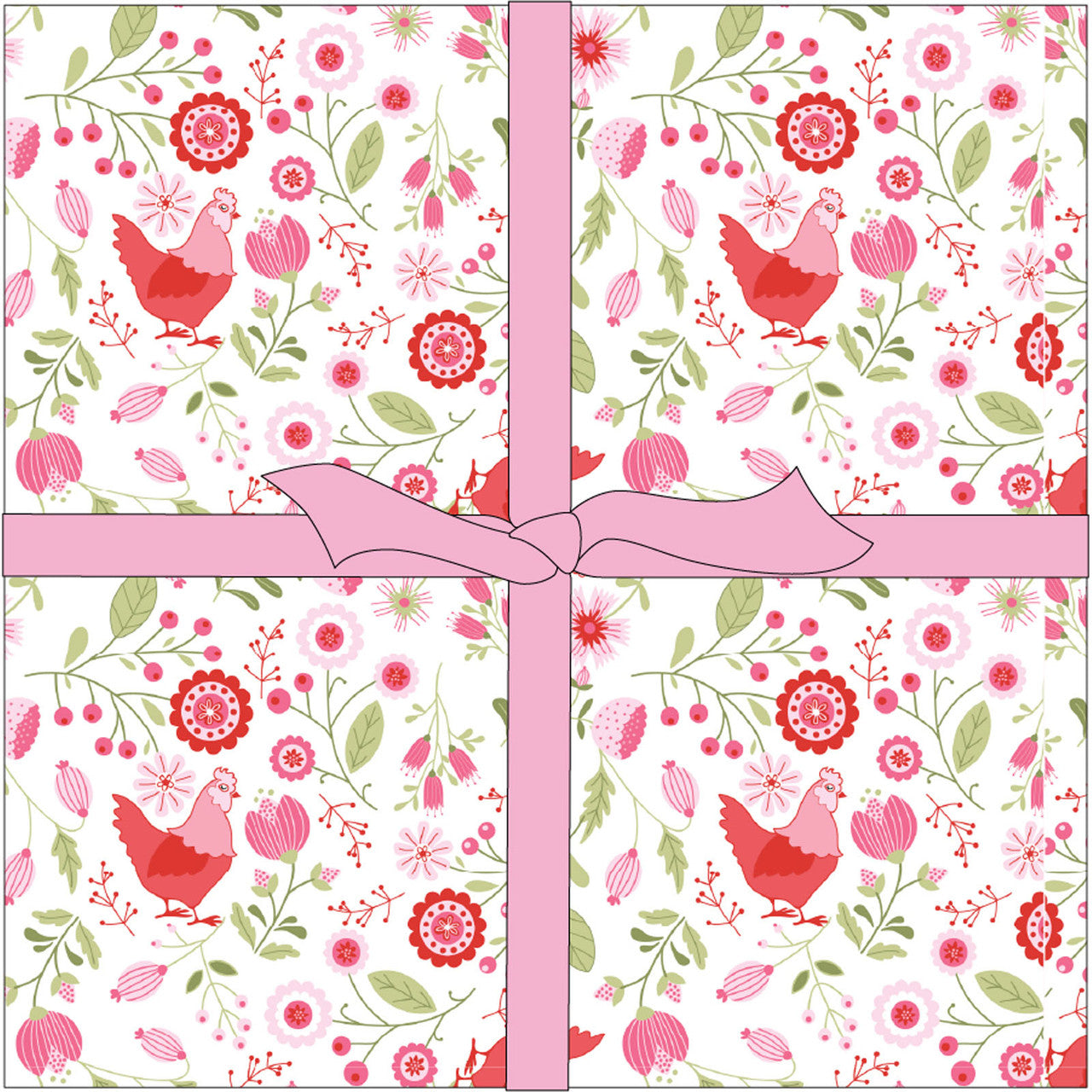 Smitten Chicken 10" Squares (42 pcs) SQ-POCSN251130
