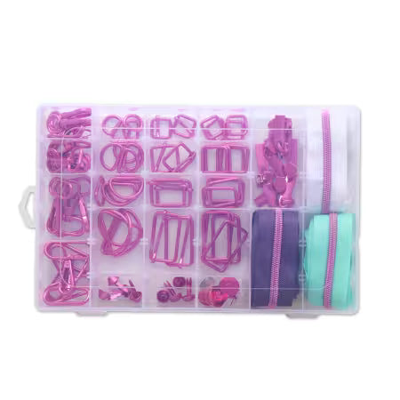 Essential Box Bundle Of Hardware & Zippers Tula Pink # STS220P (coming soon)