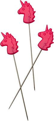 Tula Pink Unicorn Head Straight Pins 30 ct. TPUNICORNPINS