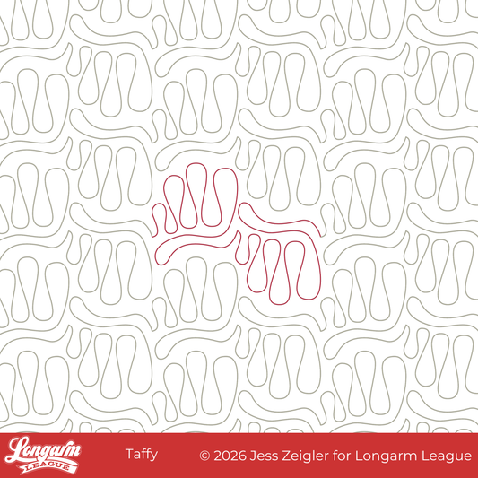 Taffy Long Arm quilting design