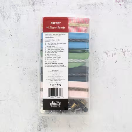 Preppy Zipper Bundle # ZB-PREP Sallie Tomato