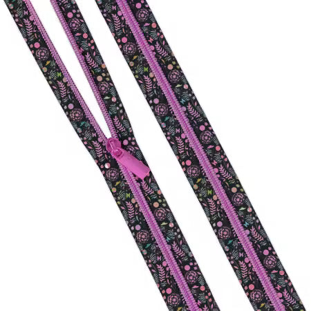 Tula Pink Prince Charming Deja Vu Collection: 3 Yards of #5 Zippers Dandelion # ZBY5C141