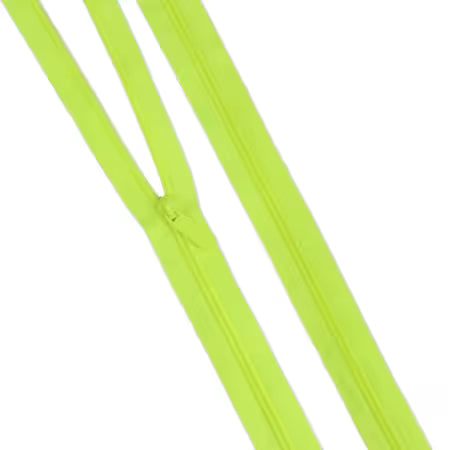 Pre-Order Tula Pink Neon Yellow #5 Nylon Coil Zippers: 3 Yards With 9 Pulls # ZBY5C143 Nov 2026