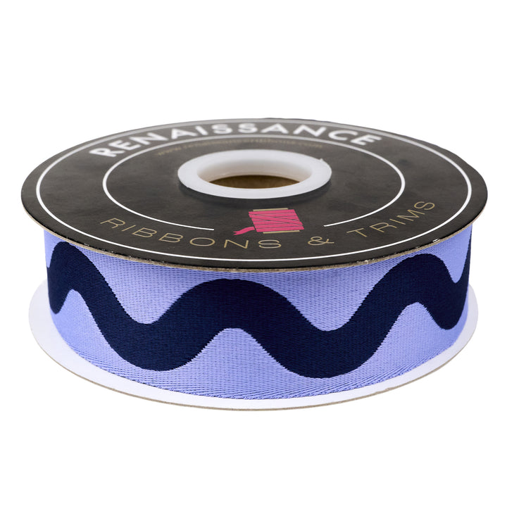 Floral Reef - Big Squiggle in Marine - 1-1/2" width WEBBING - by Tula Pink by the yard